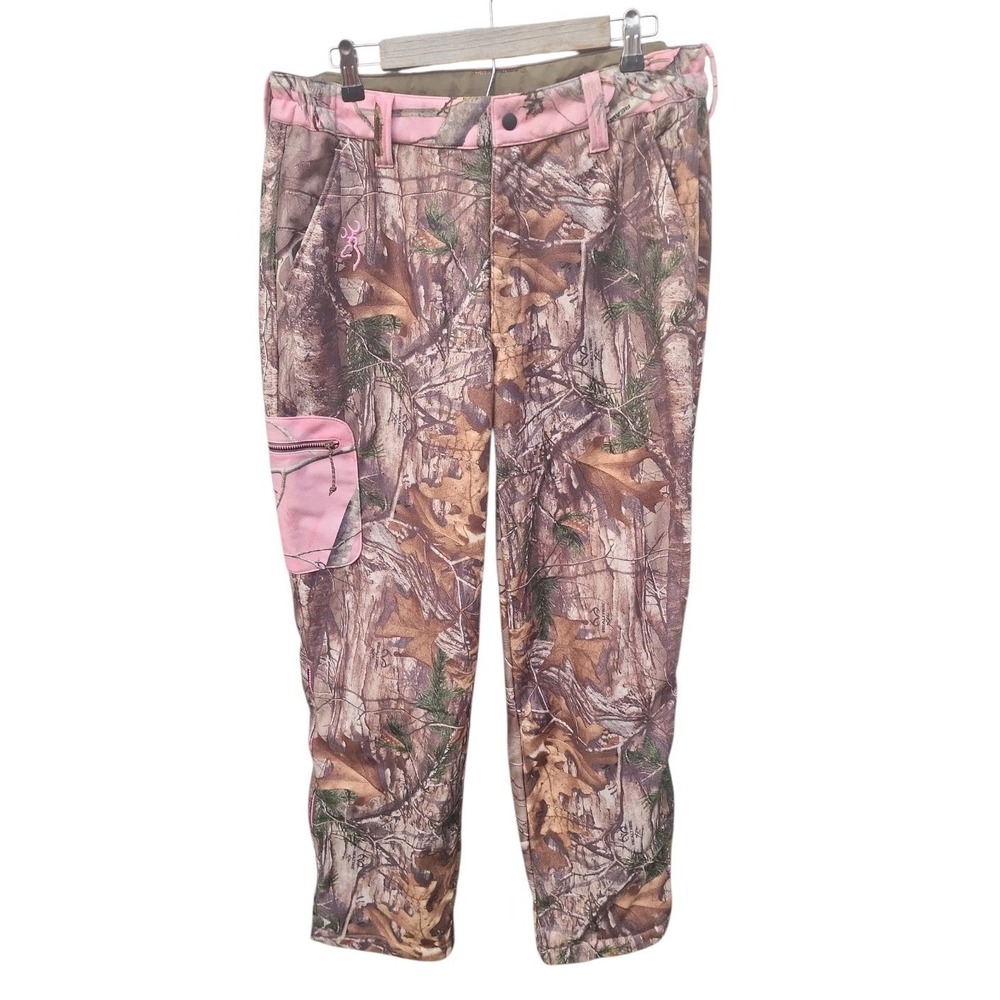 Browning Womens Pants Hunting Hell's Belles Scent Control Camo‎ Size XL/TG